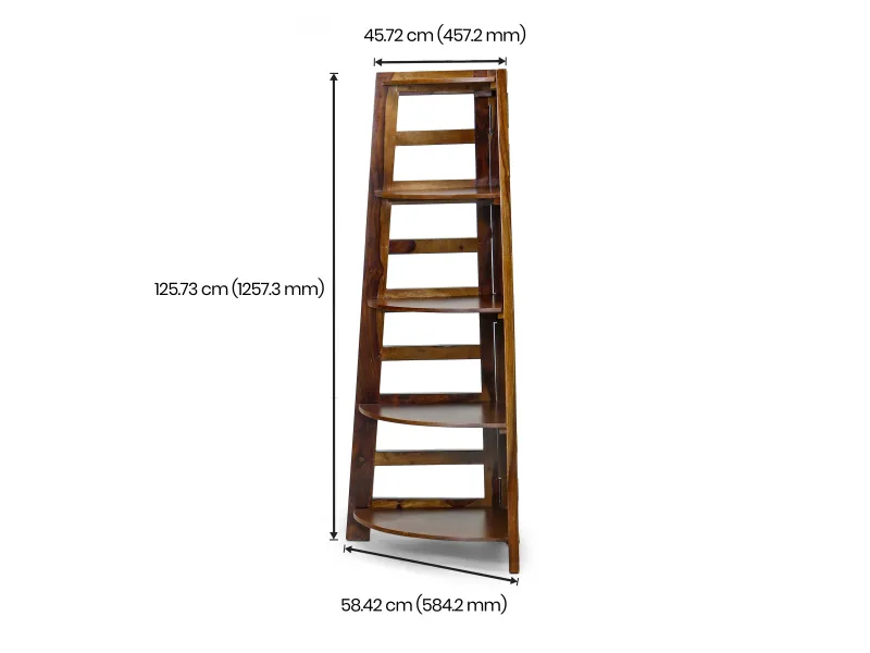 Alexa Study Table with Wooden Chair and Bookshelf